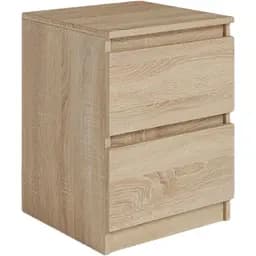 Тумба приліжкова Moreli T-225 на 2 шухляди 400х530х400 мм дуб сонома (mo-st225-sonoma)