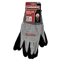 Перчатки Haisser защитные серые с нитриловым покрытием (118734)