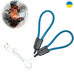 Електрична дугова сушка для взуття синя, великий розмір, гнучка, 220 В - мініатюра 2