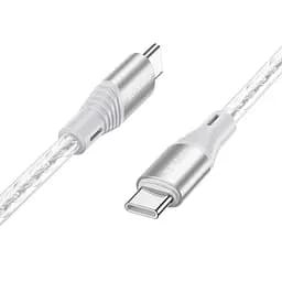 Кабель Borofone BX96 Type-C to Type-C PD 60W 1 м grey
