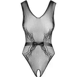 Сетчатый бодистокинг с доступом Obsessive B115 teddy S/M/L