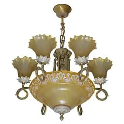 Люстра підвісна Brille класична для холу E14 40W PB (CR-103S/15)