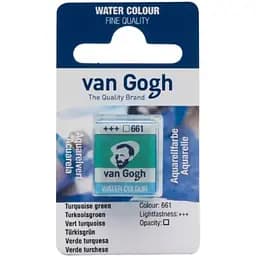 Акварельная краска Van Gogh (661) Бирюзовый зеленый, кювета