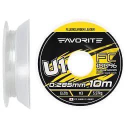Флюорокарбон Favorite U1 FC 10 м 3.0/0.285 мм 13.2 lb/5.97 кг