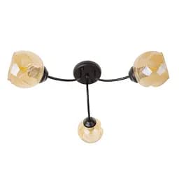Люстра потолочная Brille в спальню Е27 60W BK (LK-719C/3)