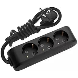 Удлинитель Panasonic X-Tendia Black, 3 розетки, 5м (WLTB04352BL-UA)