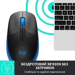 Бездротова миша Logitech M190 Wireless Blue (910-005907) - мініатюра 4