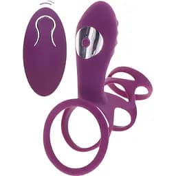 Насадка на пенис Toy Joy Happiness Halo Halo C-Ring Sleeve 6.2 см фиолетовый