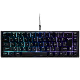 Клавіатура мембранна KG350 68key, USB-A, EN/UA/RU, RGB, чорний 2E Gaming teh0013826 - мініатюра 3