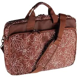 Сумка для ноутбука 16` Continent CC-032, Brownprints, рисунок, нейлон/полиэстер, 38 x 27.5 x 4 см