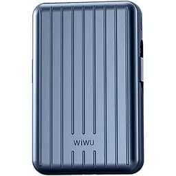 Зовнішній акумулятор Wiwu PP04 Trunk Series Magnetic Wireless 20000mAh 22.5W Blue (6936686411530) [104337]