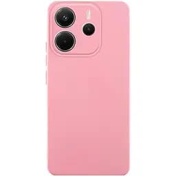 Чохол TPU Getman Liquid Silk Full Camera для Xiaomi Redmi Note 14 4G (Int. version) Рожевий / Pink