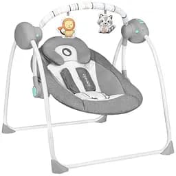 Крісло-гойдалка Lionelo Ruben Grey Turquoise