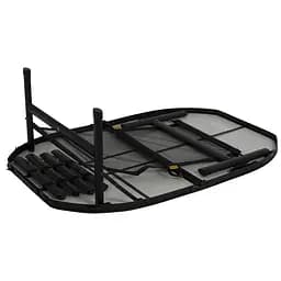 Складний стіл Bo-Camp Northgate Oval 120x80 cm Black/Grey (1404187), Сірий - мініатюра 5