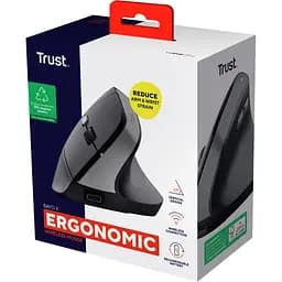 Мишка Trust Bayo 2 Ergonomic Wireless/USB-A Black (25145) - мініатюра 8