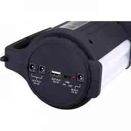 Потужний ліхтар Yajia YJ-2886 5W+2SMD + Powerbank (2хOUT4V) + ЗУ220В + 3 режими - мініатюра 3