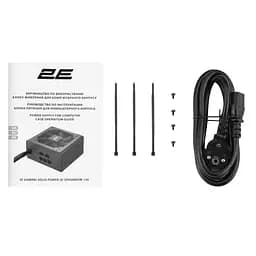 2E Gaming Блок живлення Solid Power (650W), >85%, 80+ Bronze, 120мм, 1xMB 24pin(20+4), 2xCPU 8pin(4+4), 3xMolex, 6xSATA, 4xPCIe 8pin(6+2), Semi Modular - мініатюра 9