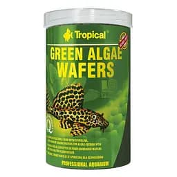 Сухий корм для акваріумних риб Tropical в пластинках Green Algae Wafers 1 л для травоїдних донних риб - мініатюра 2