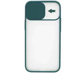 Чохол UFT для iPhone 12 Pro Max силіконовий зі шторкою, що захищає камеру Green - мініатюра 2