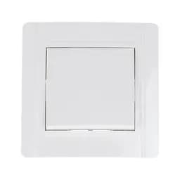 Выключатель Brille одинарный ZB-1V wh