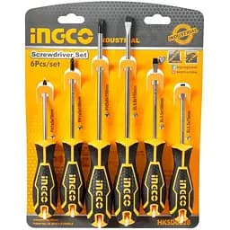 Набір викруток Ingco Industrial 6 шт. (HKSD0628)