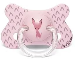 Пустушка силіконова симетрична Suavinex Історії цуценят Рожева чихуахуа, 4-18 міс., рожевий (304925)
