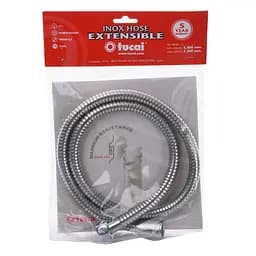 Шланг для душу Tucai Stainless Steel 100-130 см (4116), Хром