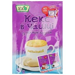 Суміш для випікання Эко Кекс в чашці банановий 55 г (822033)