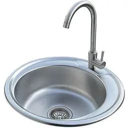 Комплект мойка + смеситель Romzha Sorin Satin (A)