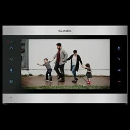 Wi-Fi відеодомофон Slinex SL-10N Cloud (silver + black), AHD, 10” сенсорний IPS екран, переадресація на тел Smart Call, 300 x 65 x 306 мм