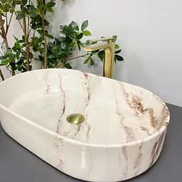 Умивальник VBI Verona 60 onyx glossy накладний VBI-011322 - мініатюра 3