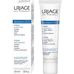 Восстанавливающий цика-крем с Cu-Zn Uriage Bariederm Repairing Cica-Cream 40 мл
