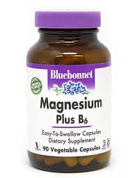 Вітаміни та мінерали Bluebonnet Nutrition Magnesium plus B6, 90 вегакапсул