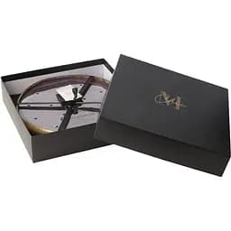 Свічка J-line ароматична у скляній ємності чорно-золотого кольору аромат східний деревний час горіння 55 годин Бельгія (45744)