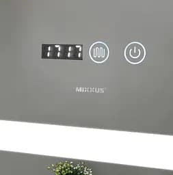 Дзеркало Mixxus Light MR01-90x70 (годинник, LED-підсвічування, антизапотівання) MI5999 - мініатюра 9