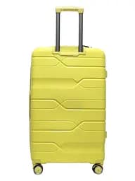 Валіза велика L поліпропілен Milano bag 0306 76×49×31см 82л Жовта - мініатюра 3