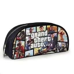 Пенал школьный GTA/Grand Theft Auto 23х10х8 см с принтом для мальчика (02804)