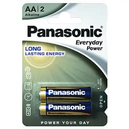 Батарейка Panasonic LR6REE/2BR EVERYDAY POWER лужна AA блістер 2 шт.