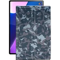 Чохол StatusCASE з екошкіри для планшету Lenovo Tab P12 Pro Хаки-синій