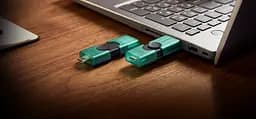 Накопичувач 256GB USB 3.2 Type-A + Type-C DT DuoG2 Kingston teh0013400 - мініатюра 7