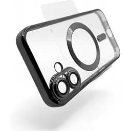 Чохол-накладка BeCover TPU Chrome Case (MagSafe) для Apple iPhone 16 Plus Black (712075) - мініатюра 4