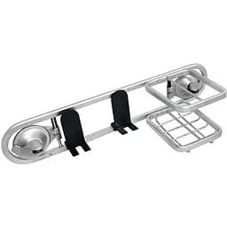 Полка для ванной комнаты Lemax алюминиевая на присосках (EBA-3178 AL)