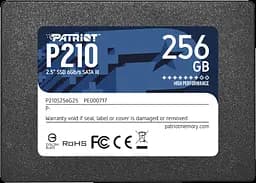 SSD 2.5" накопичувач Patriot P210 256GB (P210S256G25) - мініатюра 1