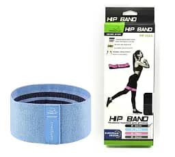 Тканинна гумка PowerPlay 4111 Hip Band M Medium для фітнесу та спорту Блакитна (d_76cm) (PP_4111_Blue_M) - мініатюра 6