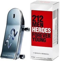 Оригинал Carolina Herrera 212 Men Heroes Forever Young 50 мл