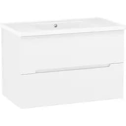 Тумба підвісна Imprese Elio з умивальником 80 см Білий u08507703FJ Білий