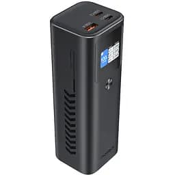 УМБ Choetech 27000mAh 140W PD5.0,QC3.0, USB-A, 2xUSB-C In/Out, TFT Display, black - мініатюра 2