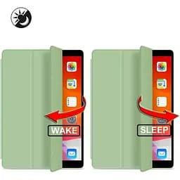 Чохол-книжка BeCover Tri Fold Soft TPU з кріпленням Apple Pencil для Apple iPad 10.2 2019/2020/2021 Green (708457) - мініатюра 3