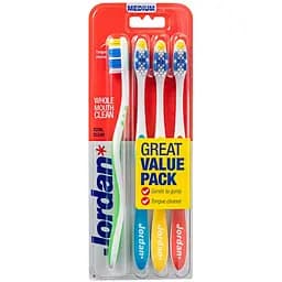 Зубна щітка Jordan Total Clean Medium 4 шт.