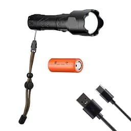 Ліхтарик Flashlight SY-2205 Type-C 3000 mAh Чорний - мініатюра 3